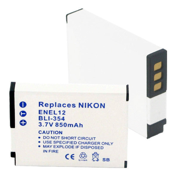 Nikon NIKON EN-EL12 LI-ION 800mAh battery FREE SHIPPING