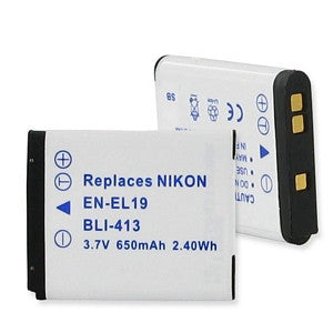 Nikon NIKON EN-EL19 3.7V 650MAH BLI-413 FREE SHIPPING