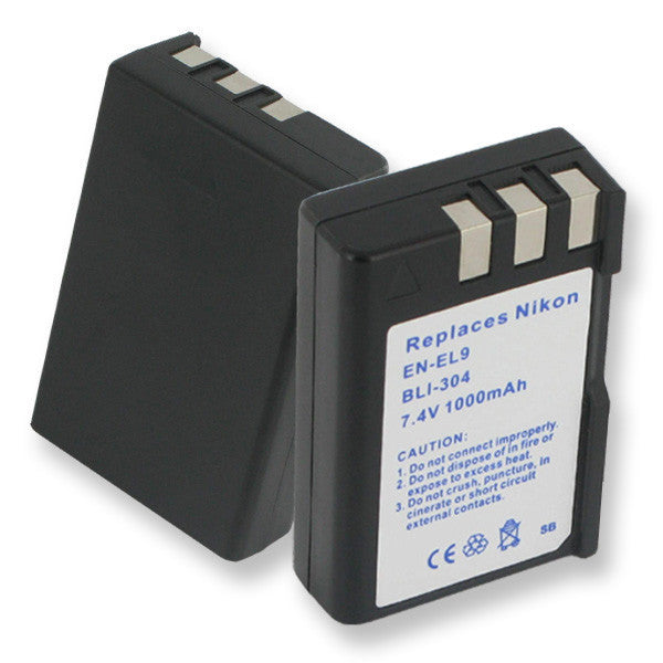Nikon NIKON EN-EL9 LI-ION 1000mAh Video Battery FREE SHIPPING