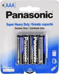 Panasonic AAA Size Super Heavy Duty - 24 Pack (6 Packs of 4 ) + FREE SHIPPING!