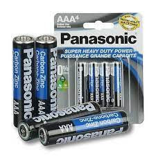 Panasonic AAA Size Super Heavy Duty - 8 Pack (2 Packs of 4 ) + FREE SHIPPING!
