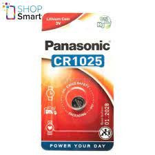 Panasonic CR1025 3V Lithium Coin Battery - 2 Pack + FREE SHIPPING!