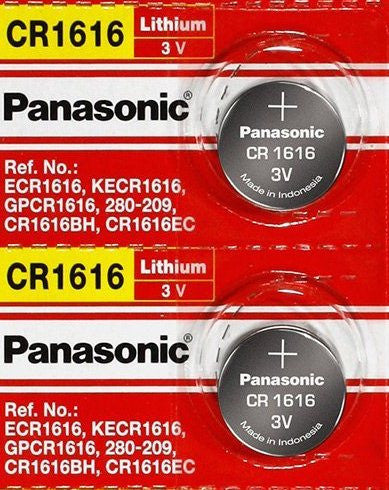 Panasonic CR1616 3V Lithium Coin Battery - 2 Pack FREE SHIPPING