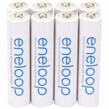 Panasonic eneloop AAA Rechargeable Ni-MH Batteries 800mAh 8-Pack