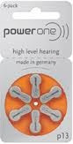 PowerOne 120 PACK PowerOne P13 Hearing Aid Batteries 20 Wheels 6 Per Wheel FREE SHIPPING
