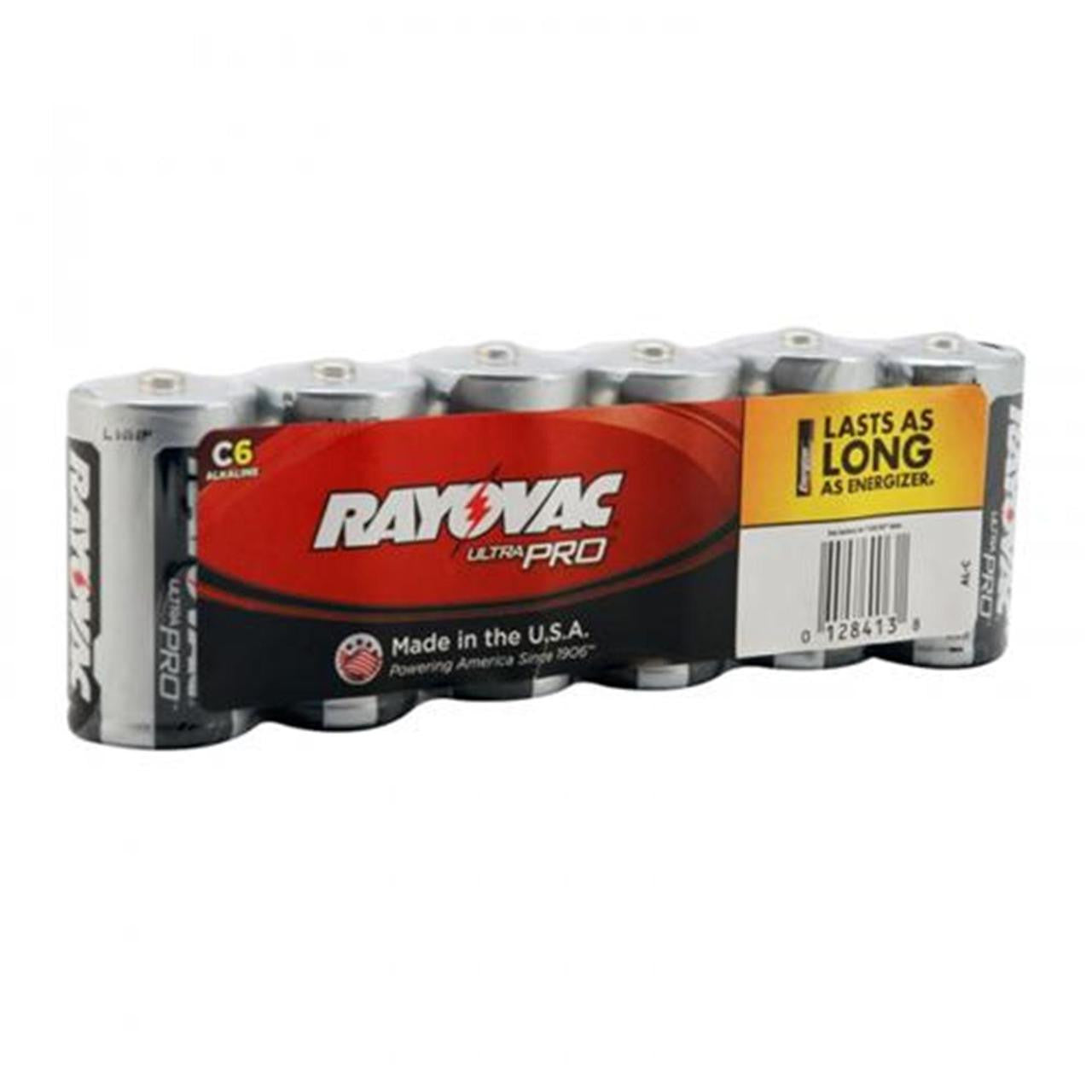 Rayovac UltraPRO Alkaline C Batteries 6-Pack FREE SHIPPING