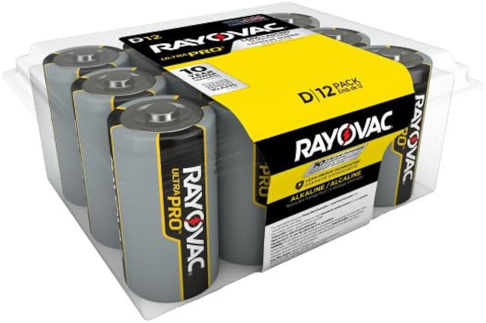 Rayovac  UltraPRO Alkaline D Batteries 24 Pack + FREE SHIPPING!
