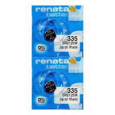 Renata 335 - SR512 Silver Oxide Button Battery 1.55V - 2 Pack + FREE SHIPPING!