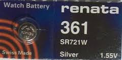 Renata 362/361 - SR721 Silver Oxide Button Battery 1.55V - 10 Pack + FREE SHIPPING!