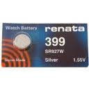 Renata 395/399 - SR927 Silver Oxide Button Battery 1.55V - 5 Pack FREE SHIPPING