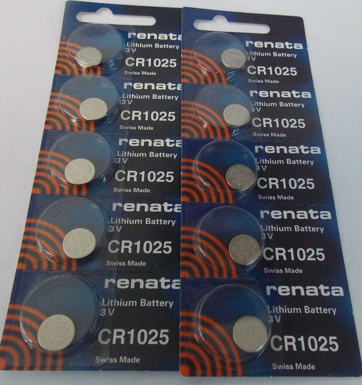 Renata CR1025 3V Lithium Coin Battery 10 Pack FREE SHIPPING