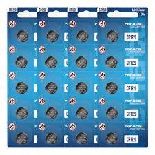 Renata CR1220 3V Lithium Coin Battery - 20 Pack + FREE SHIPPING!