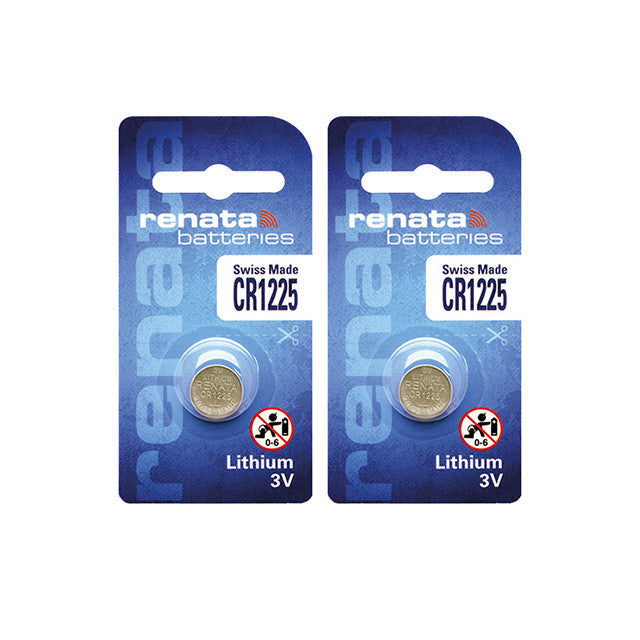 Renata CR1225 3V Lithium Coin Battery - 2 Pack FREE SHIPPING
