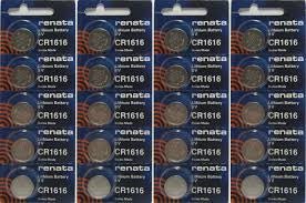Renata CR1616 3V Lithium Coin Battery 20 Pack + FREE SHIPPING