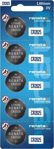 Renata CR2025 Coin Battery - 20 Pack + FREE SHIPPING!