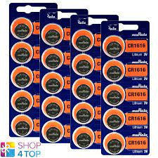 Sony Murata CR1616 3V Lithium Coin Battery - 20 Pack + FREE SHIPPING!