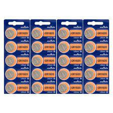 Sony Murata CR1620 3V Lithium Coin Battery - 20 Pack + FREE SHIPPING!