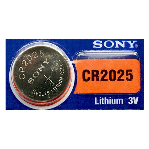 Sony Murata CR2025 3V Lithium Coin Battery - 100 Pack - FREE SHIPPING