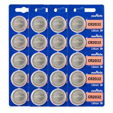 Sony Murata CR2032 3V Lithium Coin Battery - 20 Pack + FREE Shipping.