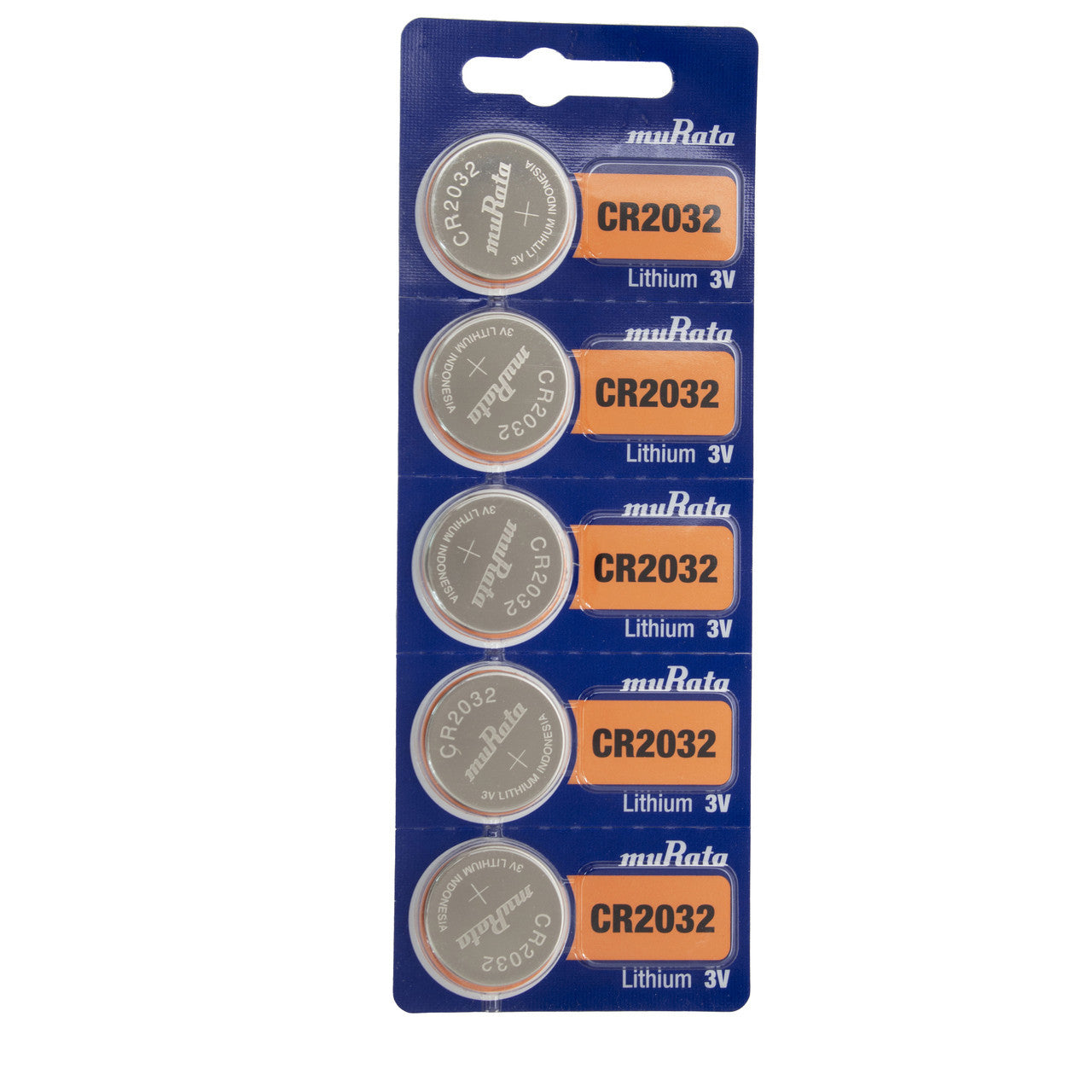 Sony Murata CR2032 3V Lithium Coin Battery - 5 Pack FREE SHIPPING