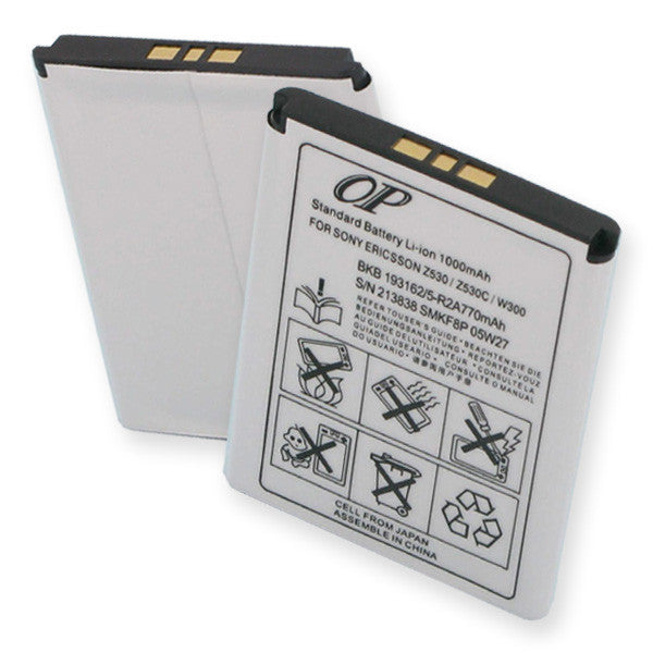 Sony SONY and ERIC W300 and Z530 LI-ION 1Ah Cellular Battery