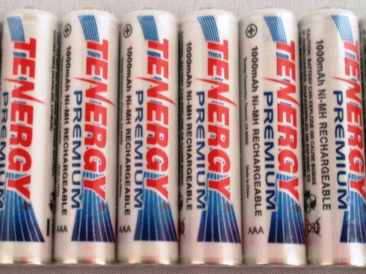Tenergy Premium AAA NiMH 1000 mAh 1.2 V Rechargeable Batteries - 60 Pack FREE SHIPPING