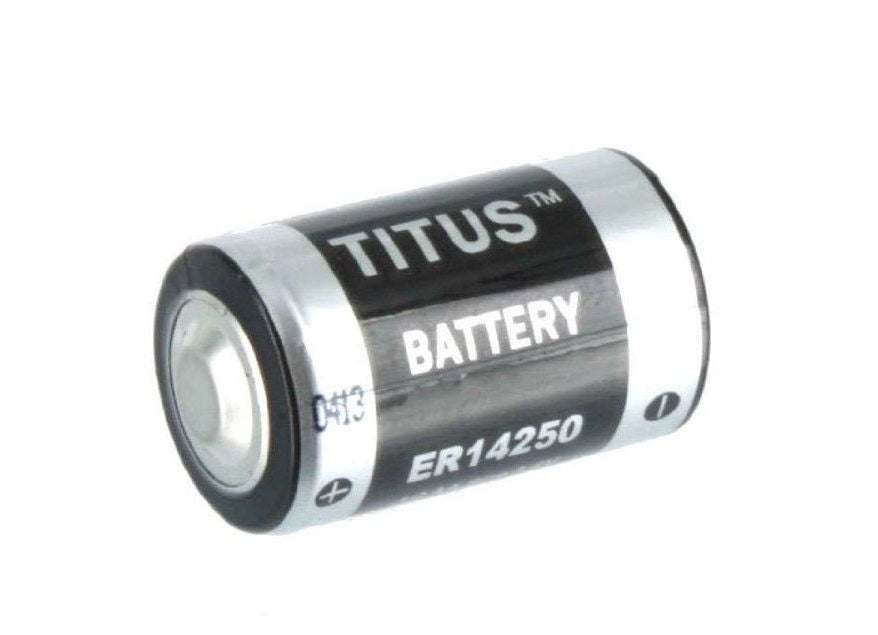 Titus 1/2 AA Size 3.6V ER14250 Lithium Battery 4 Pack Free Shipping
