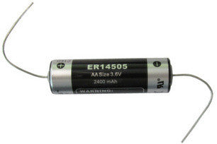 Titus AA Size 3.6V ER14505FAX Lithium Battery With Axial Wire Leads - 4 Pack Free Shipping