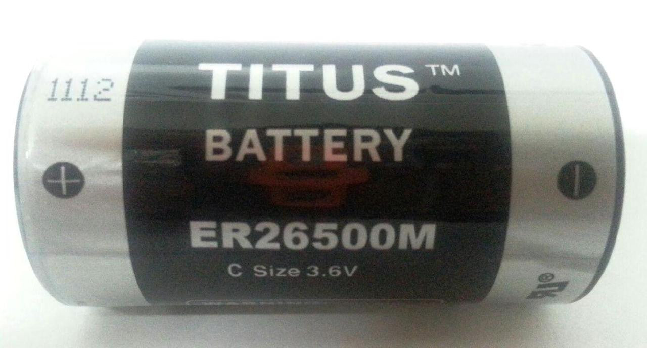 Titus C Size 3.6V ER26500MFAX High Energy Lithium Battery with Axial Wire Leads - 8 Pack + Free Shipping!