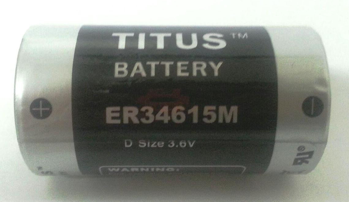 Titus D Size 3.6V ER34615M High Energy Lithium Battery - 4 Pack Free Shipping