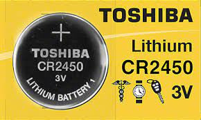 TOSHIBA CR2450 3V Lithium Coin Battery 10 - Pack - FREE SHIPPING!