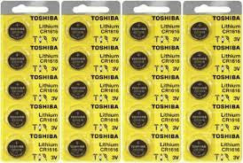 TOSHIBA Toshiba CR1616 3V Lithium Coin Battery - 20 Pack + FREE SHIPPING!