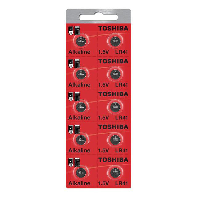 TOSHIBA Toshiba LR41, 192, AG3 Alkaline Button Battery 1.5V - 20 Pack + FREE SHIPPING!