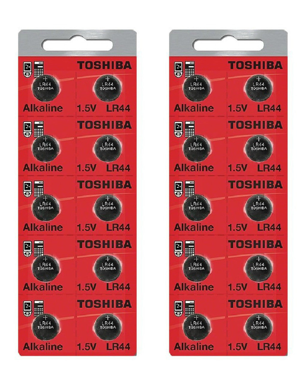 TOSHIBA Toshiba LR44 - A76 Alkaline Button Battery 1.5V - 20 Pack FREE SHIPPING