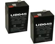 UB645 6 Volt 4.5 AMP SLA/AGM Battery 2 Pack FREE SHIPPING