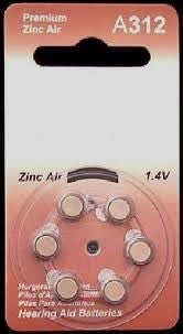 ZeniPower 120 PACK ZeniPower A312 Zinc Air Hearing Aid Batteries - 20 Wheels - 6 Batteries Per Wheel FREE SHIPPING