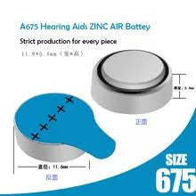 ZeniPower A675 Zinc Air Hearing Aid Batteries - 10 Wheels - 6 Batteries Per Wheel FREE SHIPPING