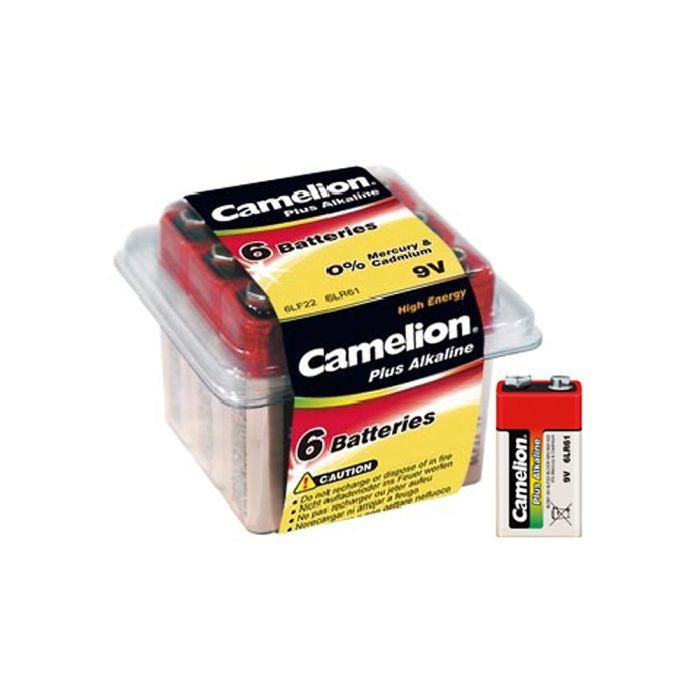  BBW 9 Volt  Alkaline Battery 8 Pack + Free Shipping! 