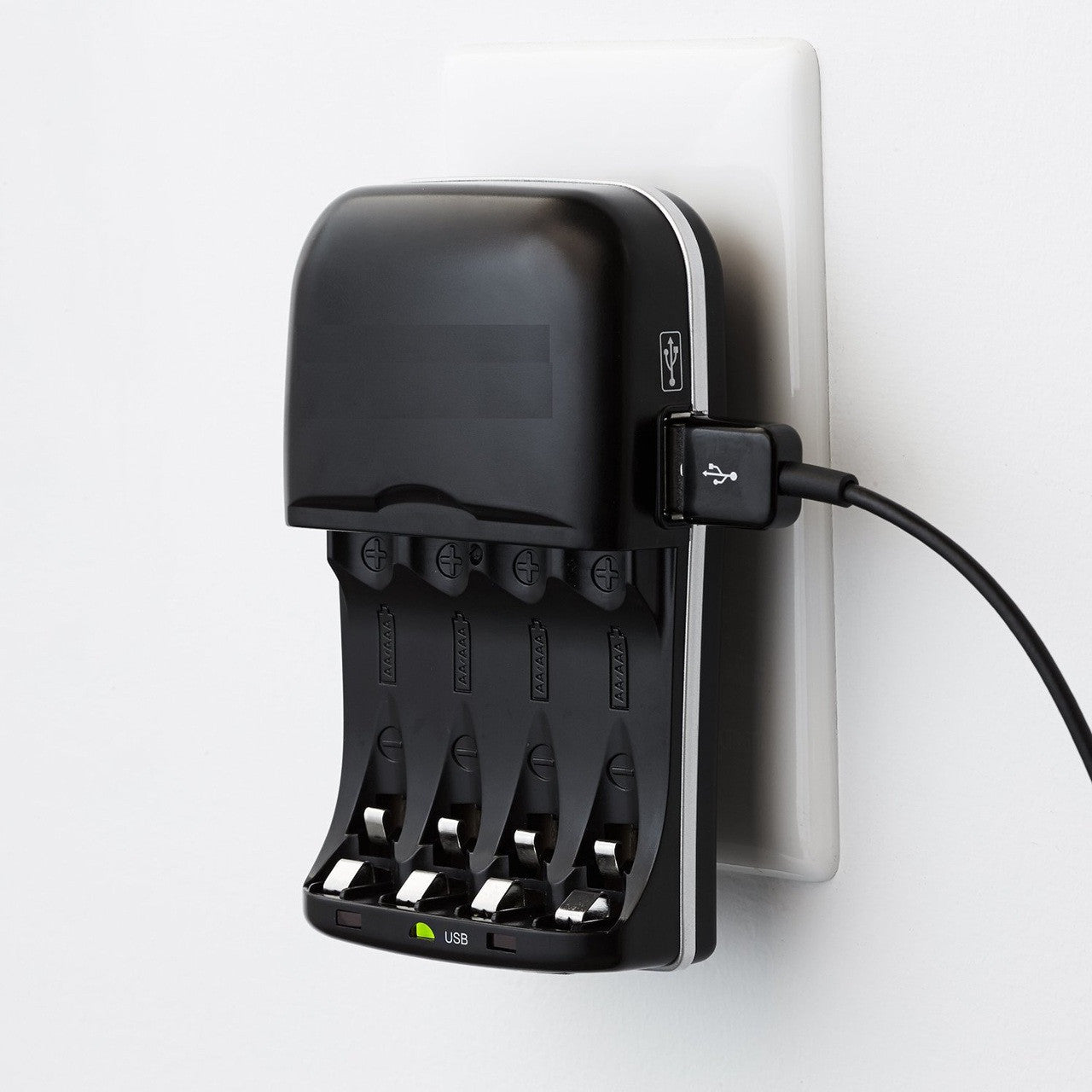 Brooklyn Battery Works  AA and AAA Battery Charger With USB Port Free Shipping