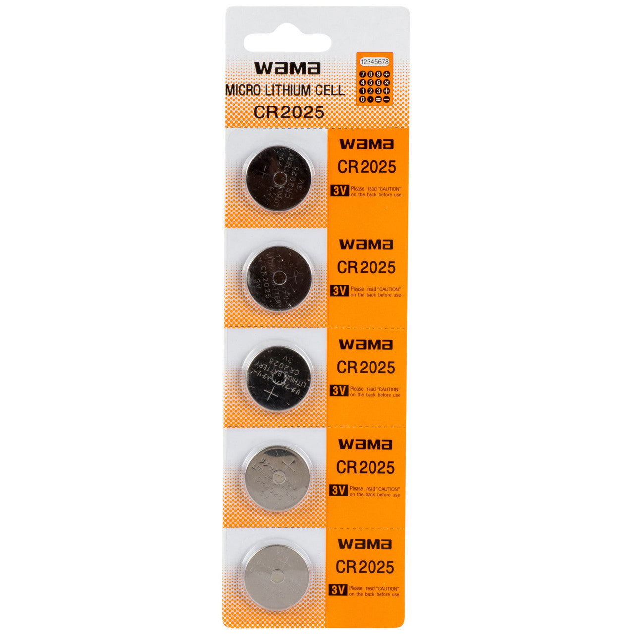 BBW CR2025 3V Lithium Coin Battery 50 Pack FREE SHIPPING