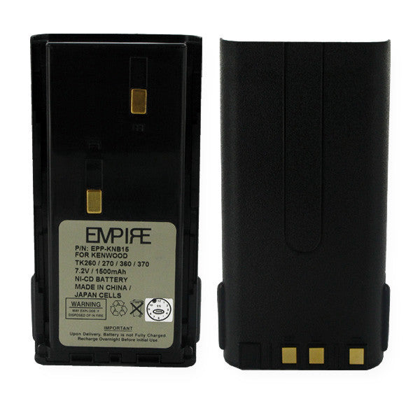 BBW KENWOOD KNB-15A TWO WAY BATTERY FREE SHIPPING