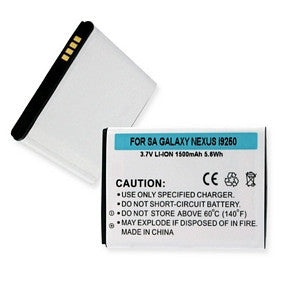 BBW SAMSUNG GALAXY NEXUS GLOBAL GT-I9250 3.7V 1500mAh LI-ION BATTERY FREE SHIPPING