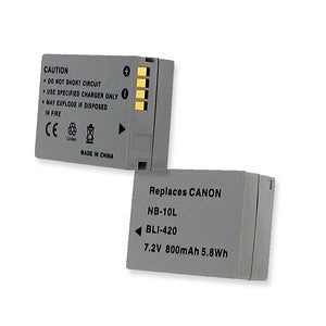 CANON NB-10L 7.4V 800MAH Video Battery FREE SHIPPING
