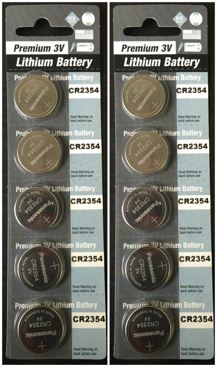 Panasonic CR2354 3V Lithium Coin Battery - 10 Pack FREE SHIPPING