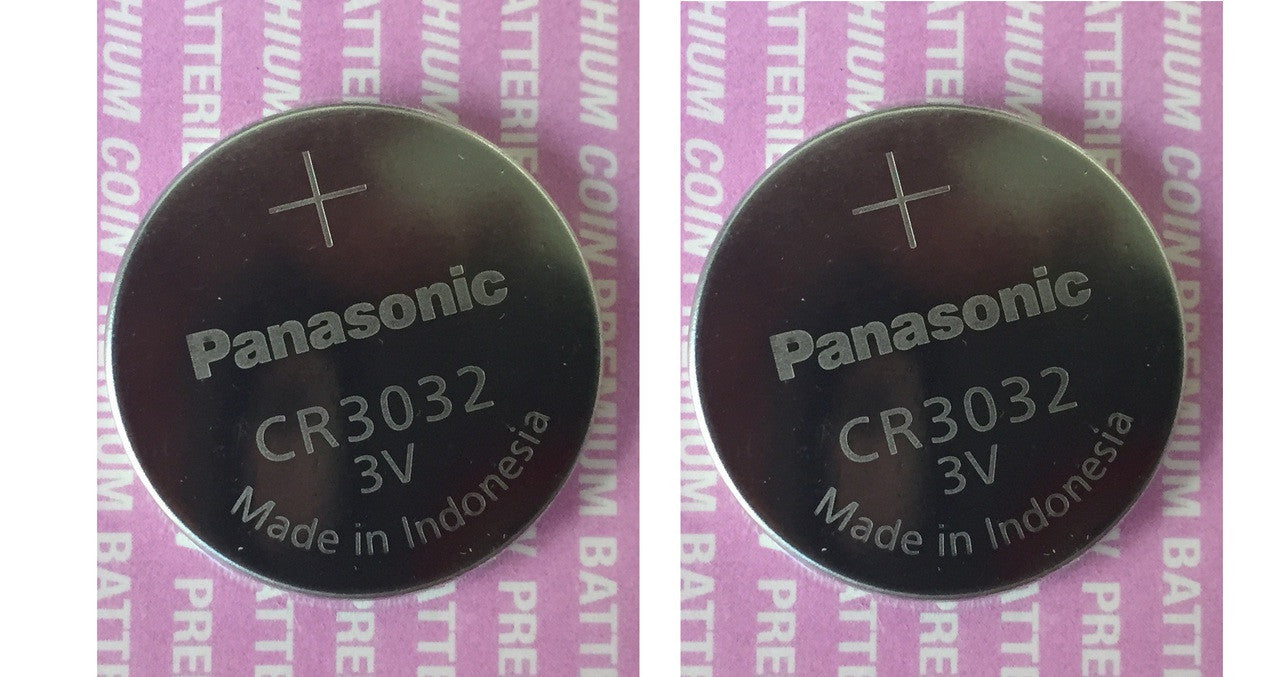 Panasonic CR3032 3V Lithium Coin Battery - 2 Pack FREE SHIPPING