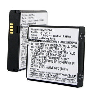 PANTECH BTR291B 3.8V 4100mAh LI-ION BATTERY FREE SHIPPING