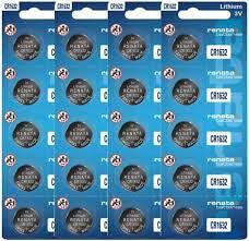  Renata CR1632 3V Lithium Coin Battery - 20 Pack +  FREE SHIPPING 