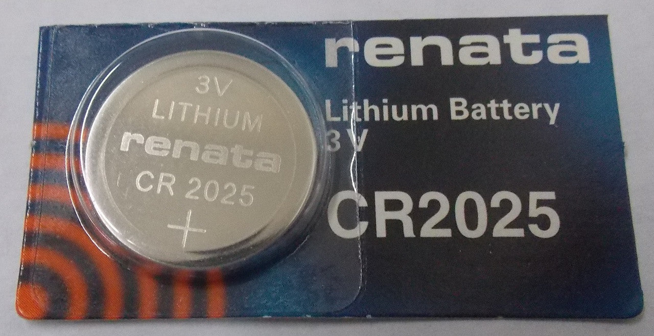 Renata CR2025 3V Lithium Coin Battery - 10 Pack FREE SHIPPING
