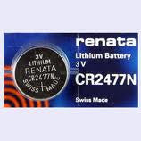 Renata CR2477N 3V Lithium Coin Battery - 5 Pack FREE SHIPPING