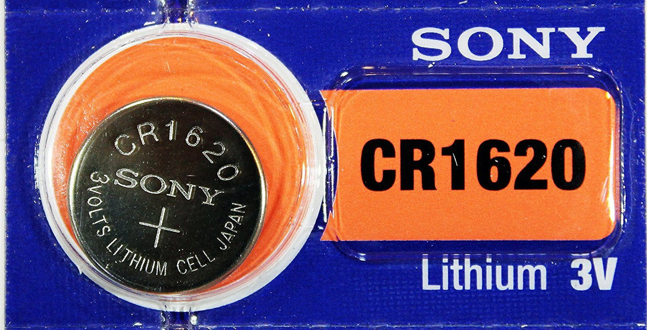 Sony Murata CR1620 3V Lithium Coin Battery - 5 Pack FREE SHIPPING